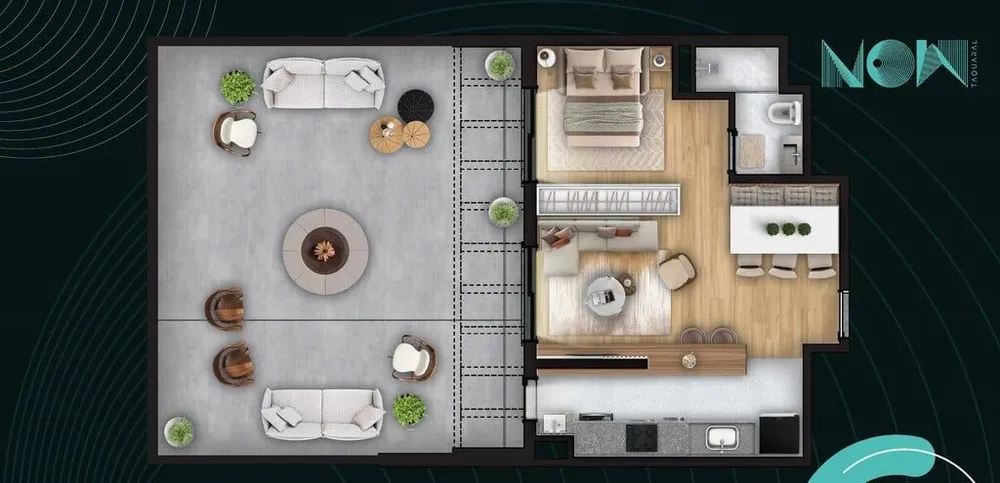 Apartamento, 2 quartos, 55 m² - Foto 1