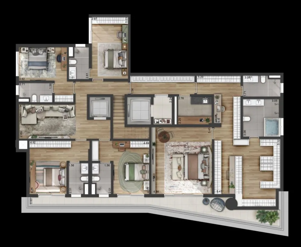 Apartamento, 4 quartos, 330 m² - Foto 10
