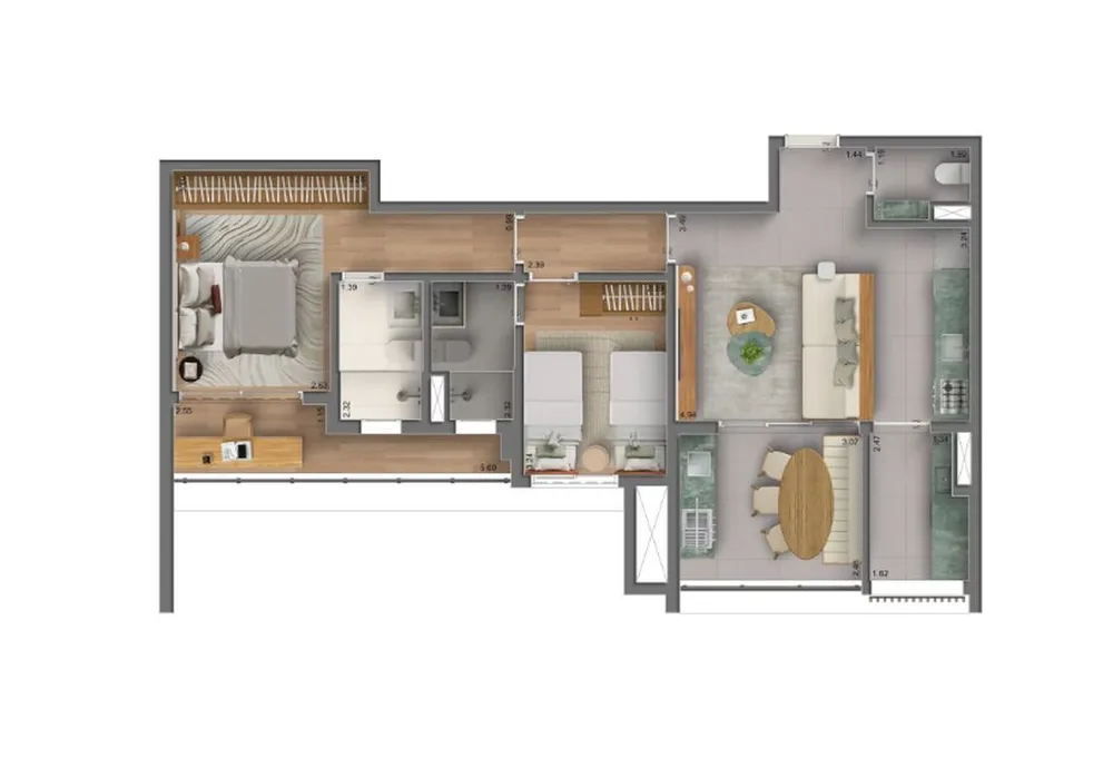 Apartamento, 3 quartos, 120 m² - Foto 8