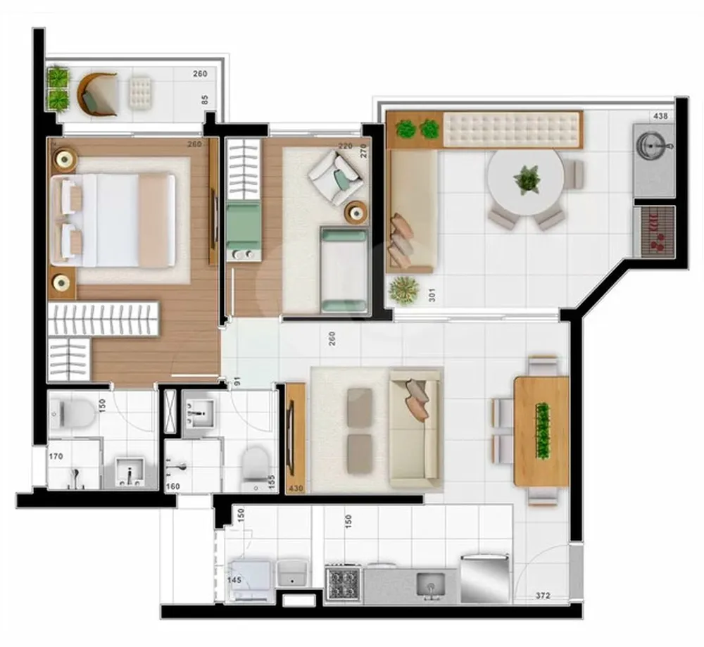 Apartamento, 2 quartos, 68 m² - Foto 5