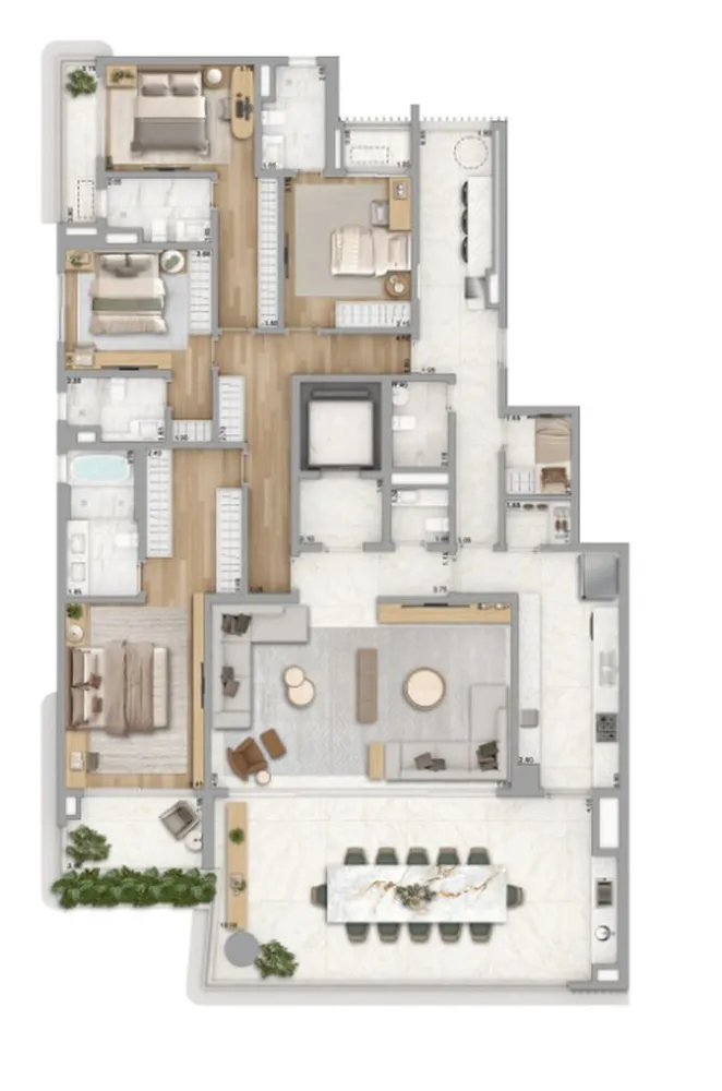 Cobertura, 4 quartos, 500 m² - Foto 9