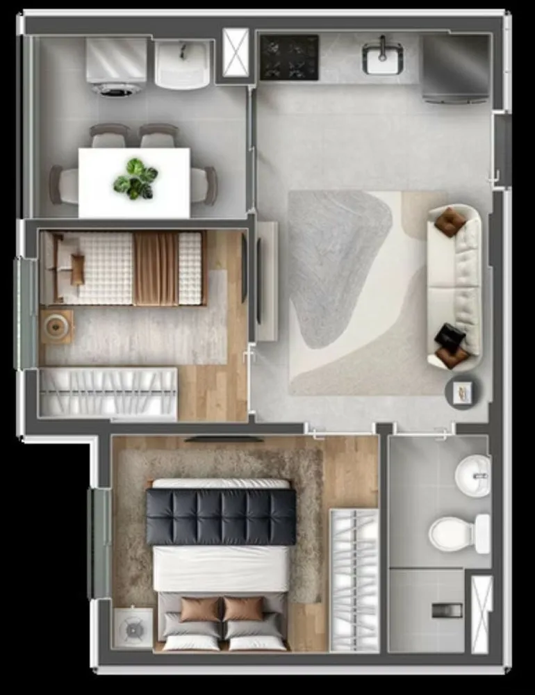 Apartamento, 2 quartos, 34 m² - Foto 12