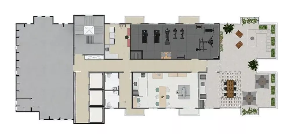 Apartamento à venda com 2 quartos, 35m² - Foto 3