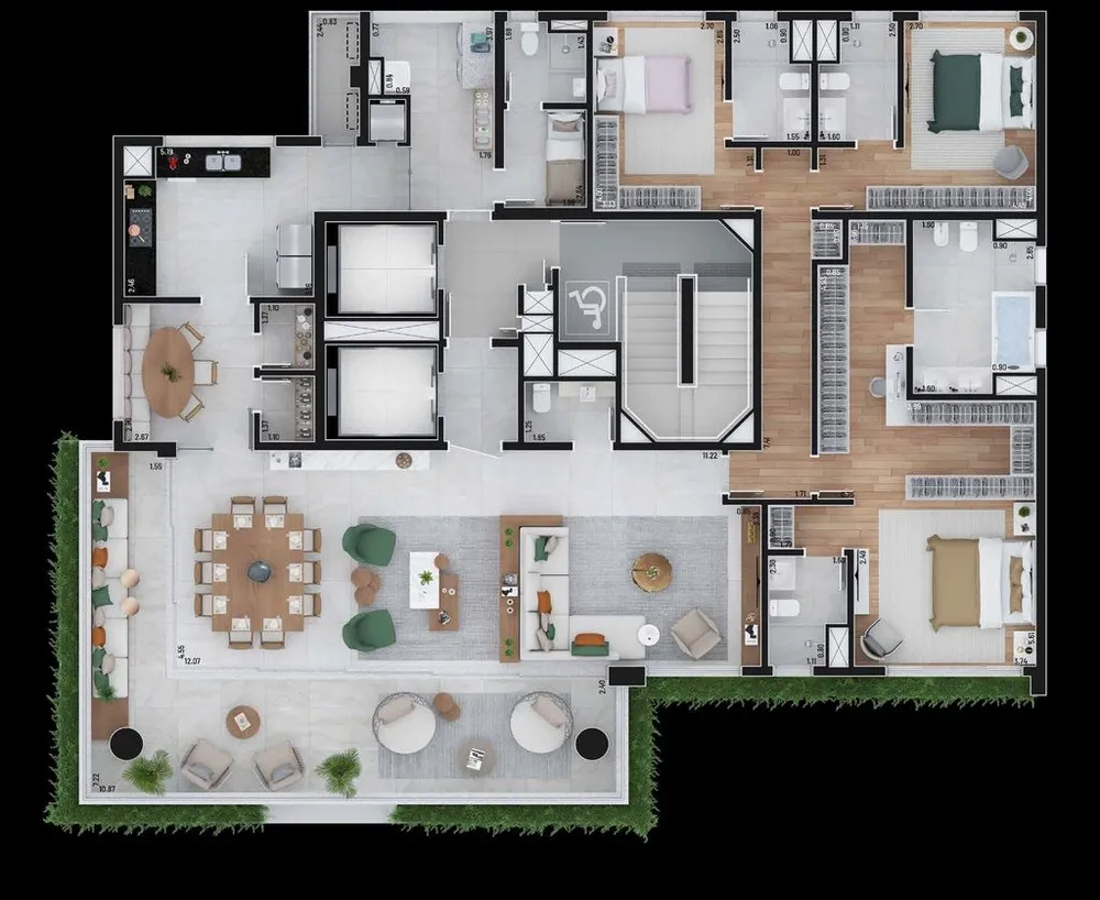 Apartamento, 4 quartos, 276 m² - Foto 7