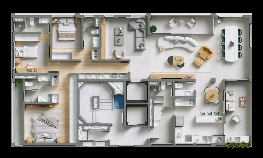Apartamento, 4 quartos, 217 m² - Foto 2