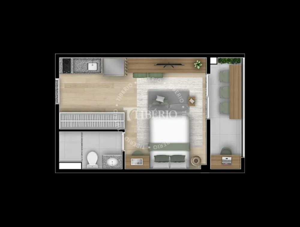 Kitnet-Studio, 27 m² - Foto 2