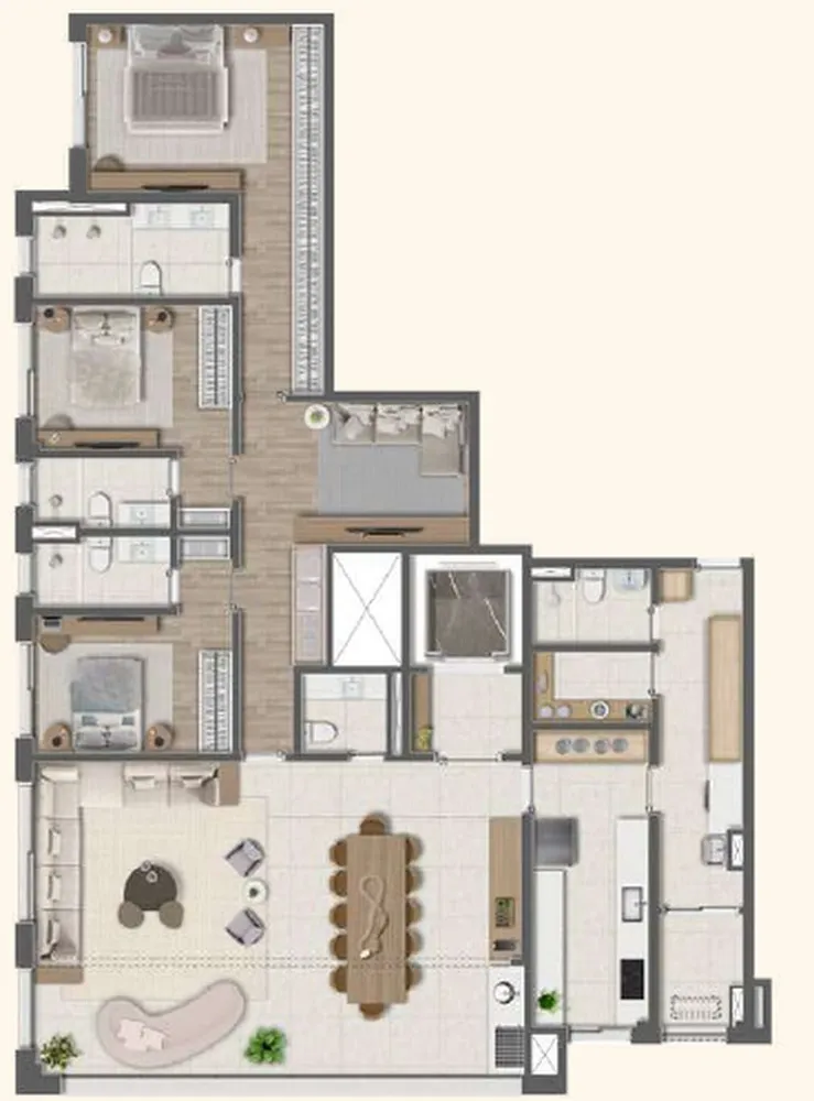 Cobertura, 3 quartos, 347 m² - Foto 10