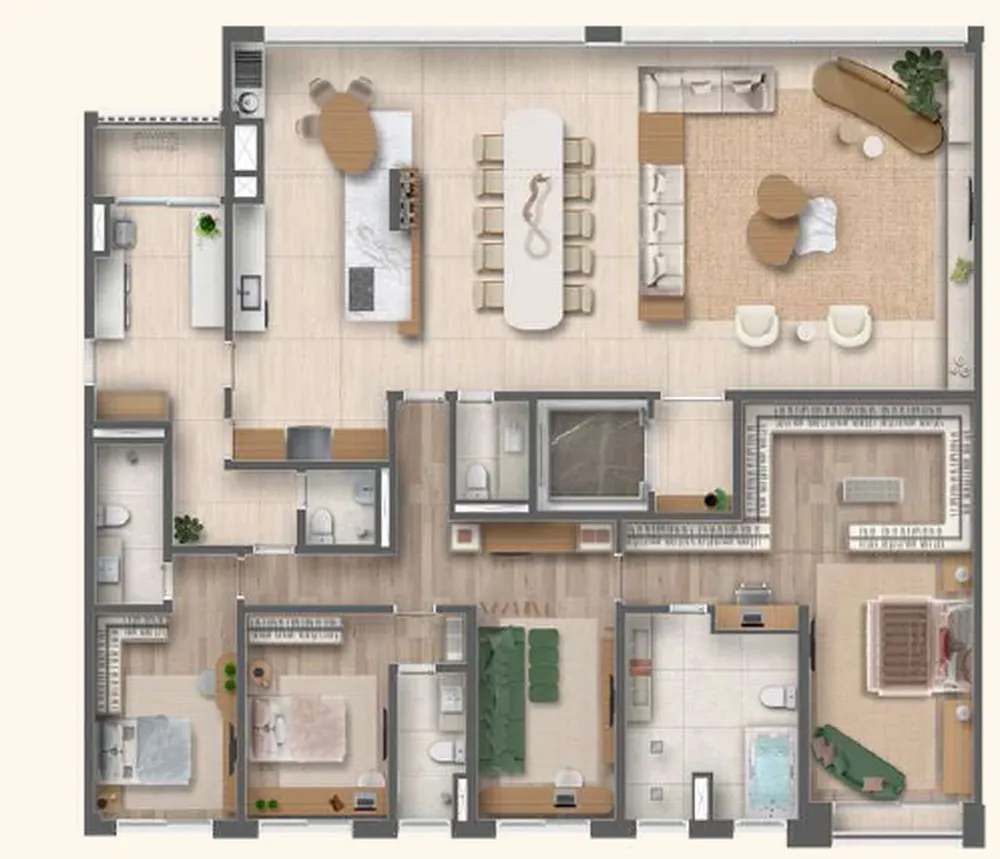 Cobertura, 3 quartos, 347 m² - Foto 11