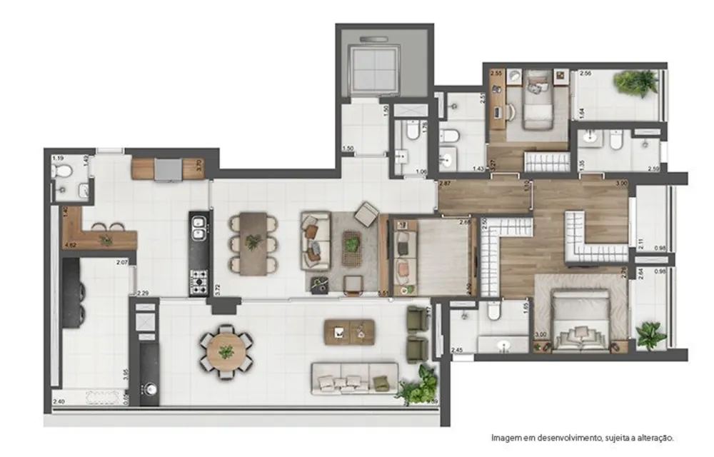 Apartamento, 4 quartos, 171 m² - Foto 7