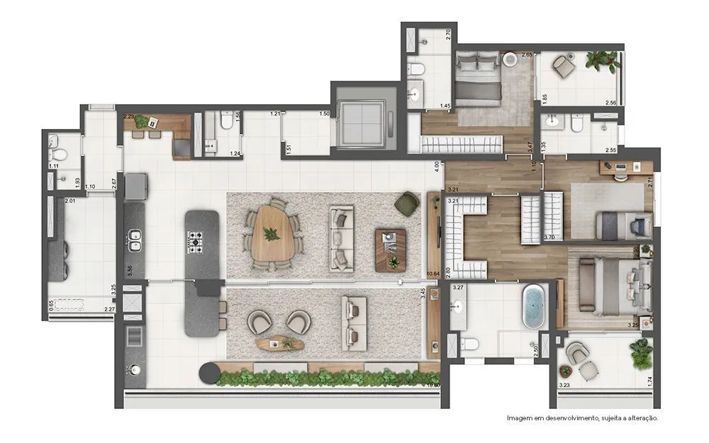 Apartamento, 4 quartos, 171 m² - Foto 4