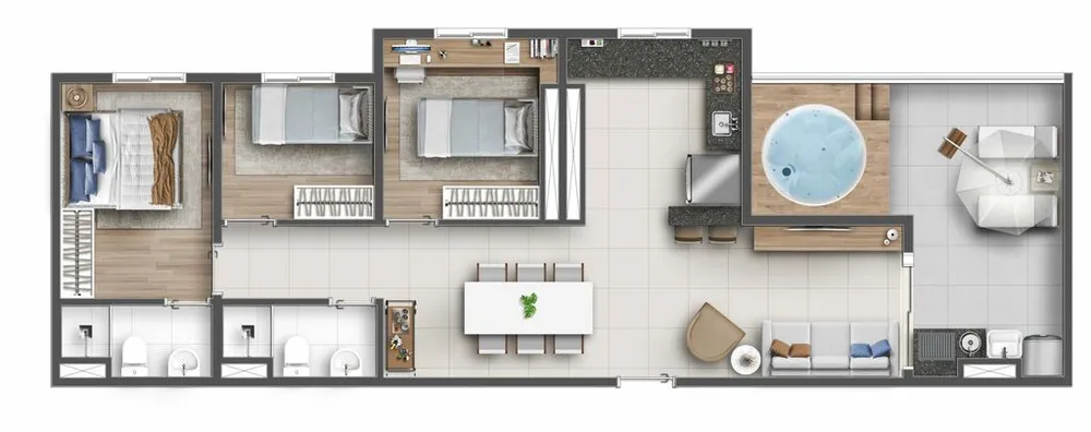 Cobertura, 3 quartos, 81 m² - Foto 7