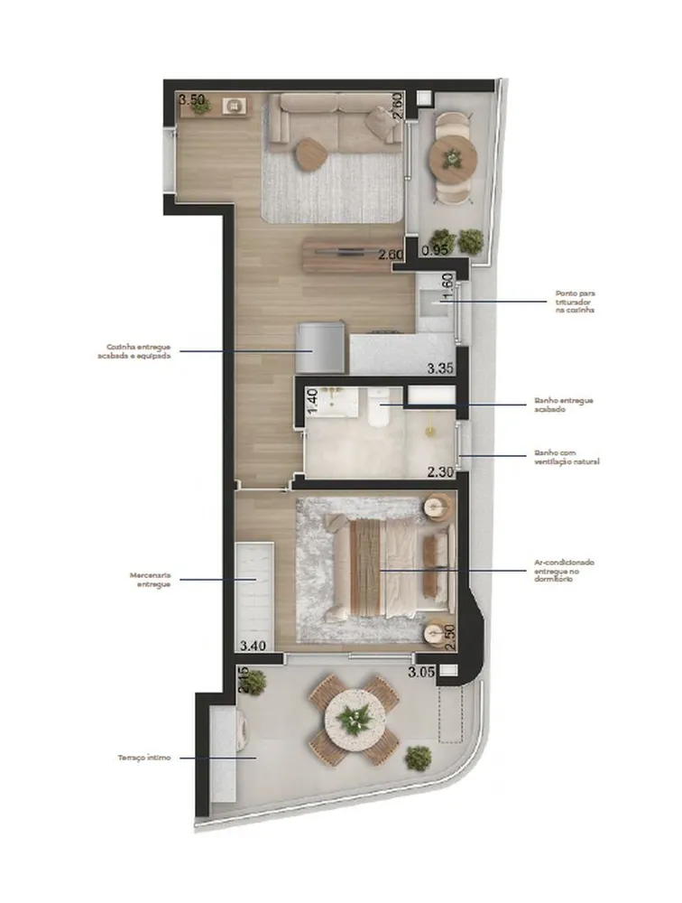 Apartamento, 2 quartos, 104 m² - Foto 9
