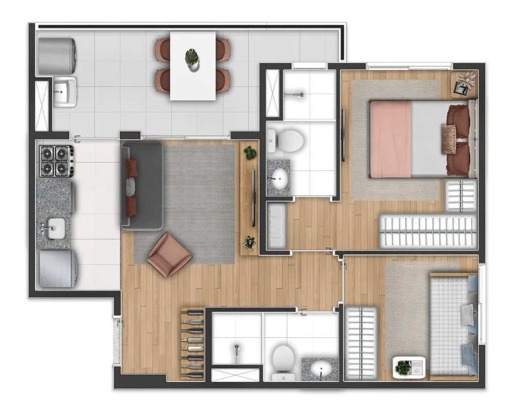 Apartamento, 3 quartos, 100 m² - Foto 5