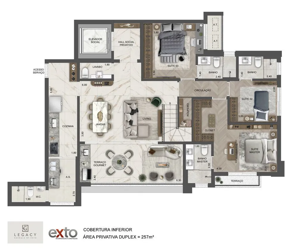 Apartamento, 4 quartos, 173 m² - Foto 5