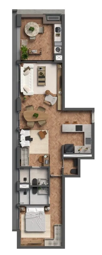Apartamento, 2 quartos, 59 m² - Foto 11