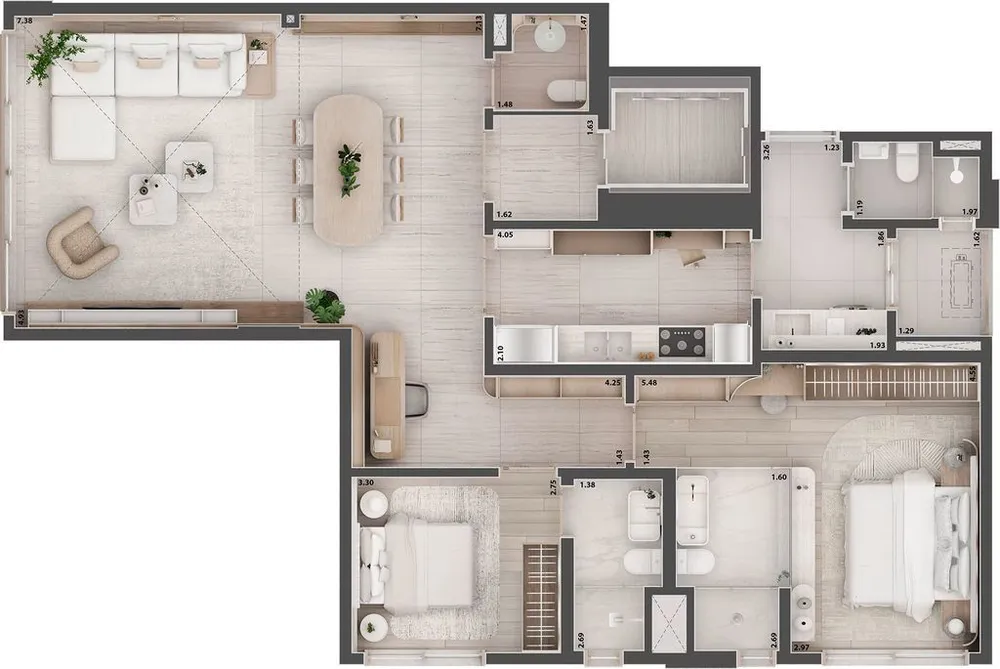 Cobertura, 4 quartos, 478 m² - Foto 8