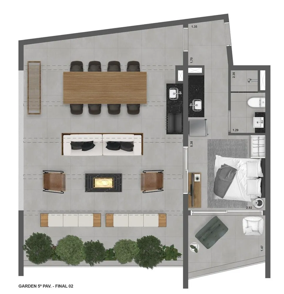 Kitnet-Studio, 24 m² - Foto 7