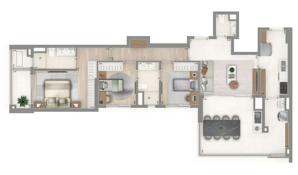 Apartamento, 2 quartos, 83 m² - Foto 10