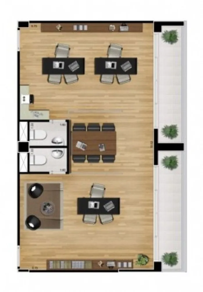 Sala-Conjunto, 42 m² - Foto 4