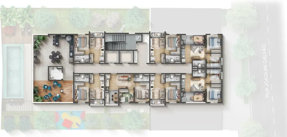 Apartamento, 1 quarto, 36 m² - Foto 11