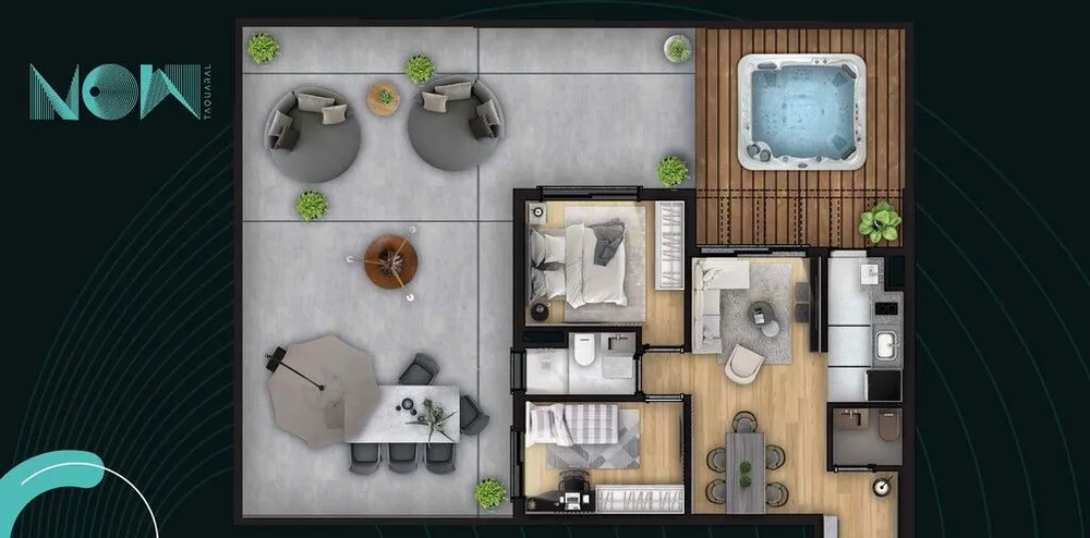 Apartamento, 1 quarto, 102 m² - Foto 8