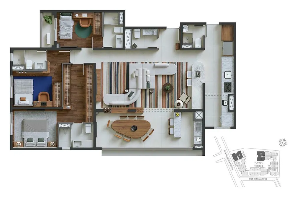 Apartamento, 2 quartos, 68 m² - Foto 8