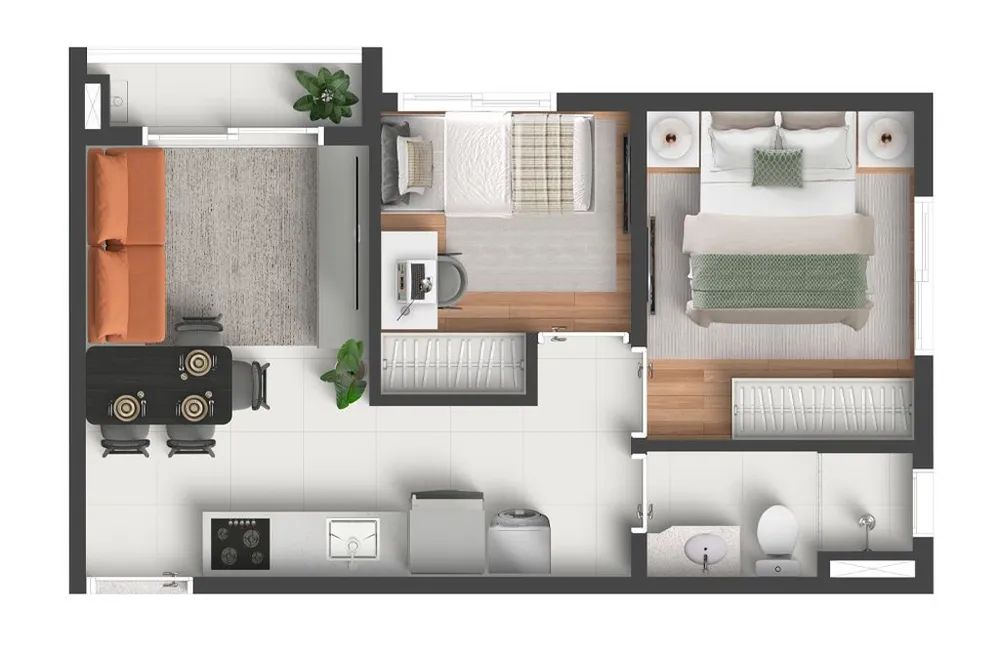 Apartamento, 3 quartos, 40 m² - Foto 9