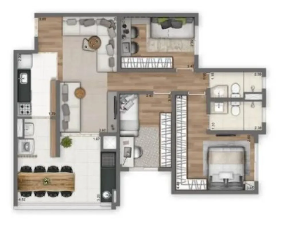 Cobertura, 4 quartos, 201 m² - Foto 5