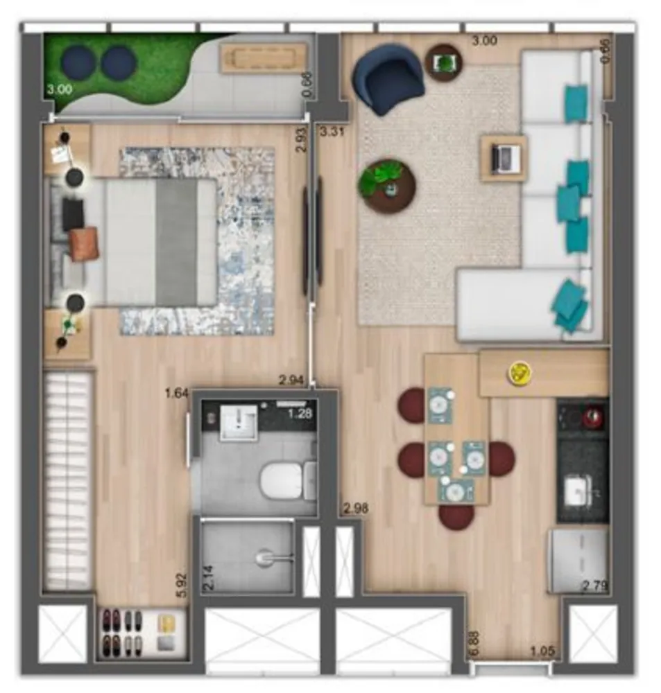 Kitnet-Studio, 20 m² - Foto 11