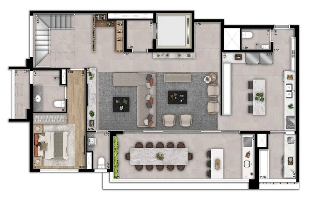 Apartamento, 4 quartos, 266 m² - Foto 11