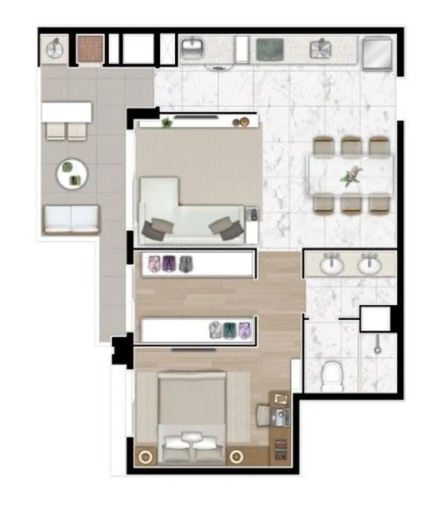 Apartamento, 2 quartos, 70 m² - Foto 9