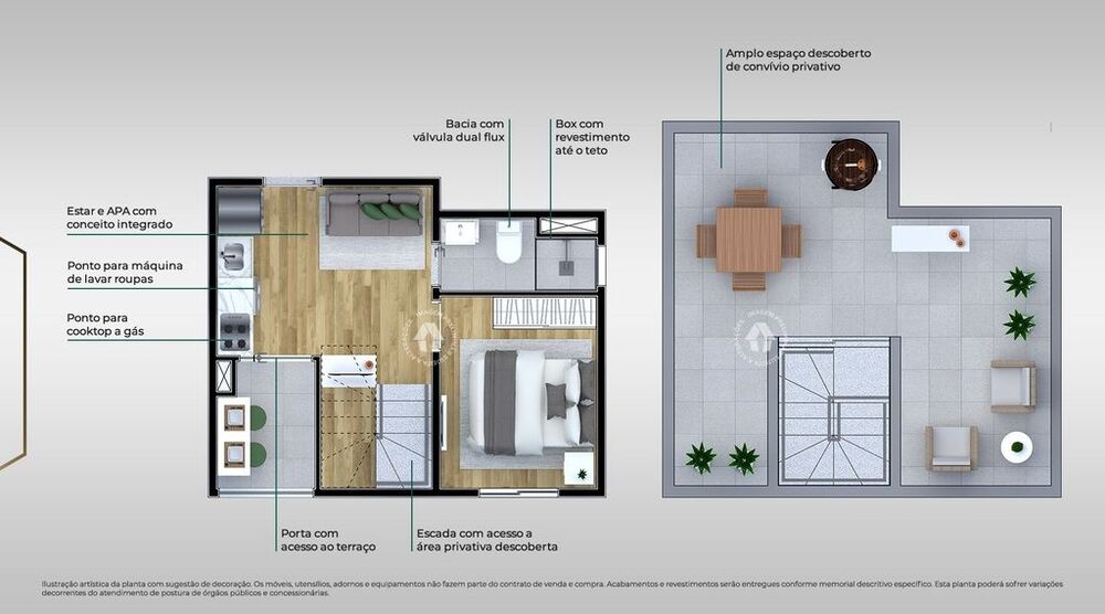 Cobertura, 1 quarto, 56 m² - Foto 25