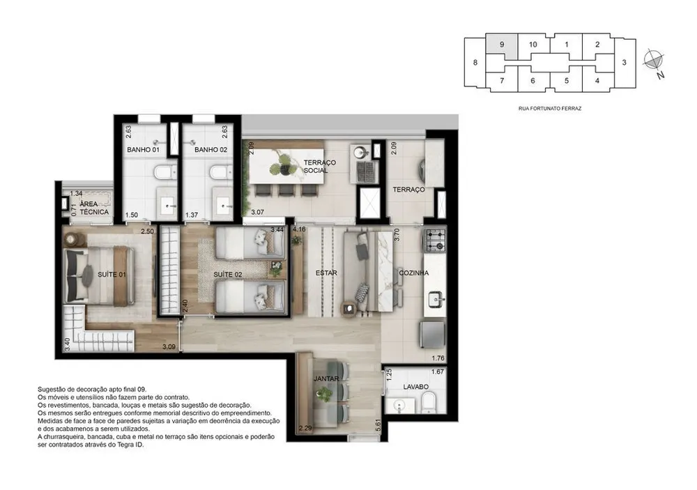 Apartamento, 3 quartos, 105 m² - Foto 6