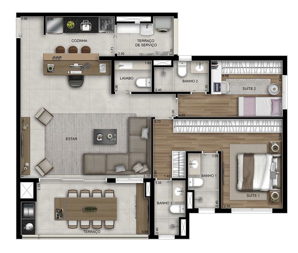 Apartamento, 3 quartos, 84 m² - Foto 18