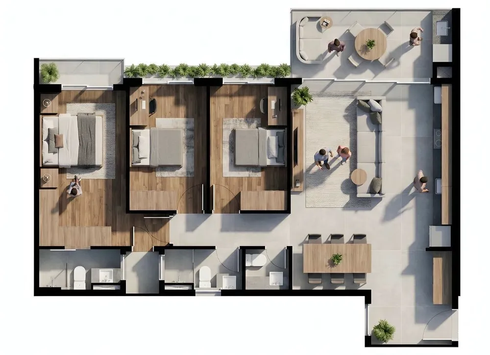 Sala-Conjunto, 44 m² - Foto 1