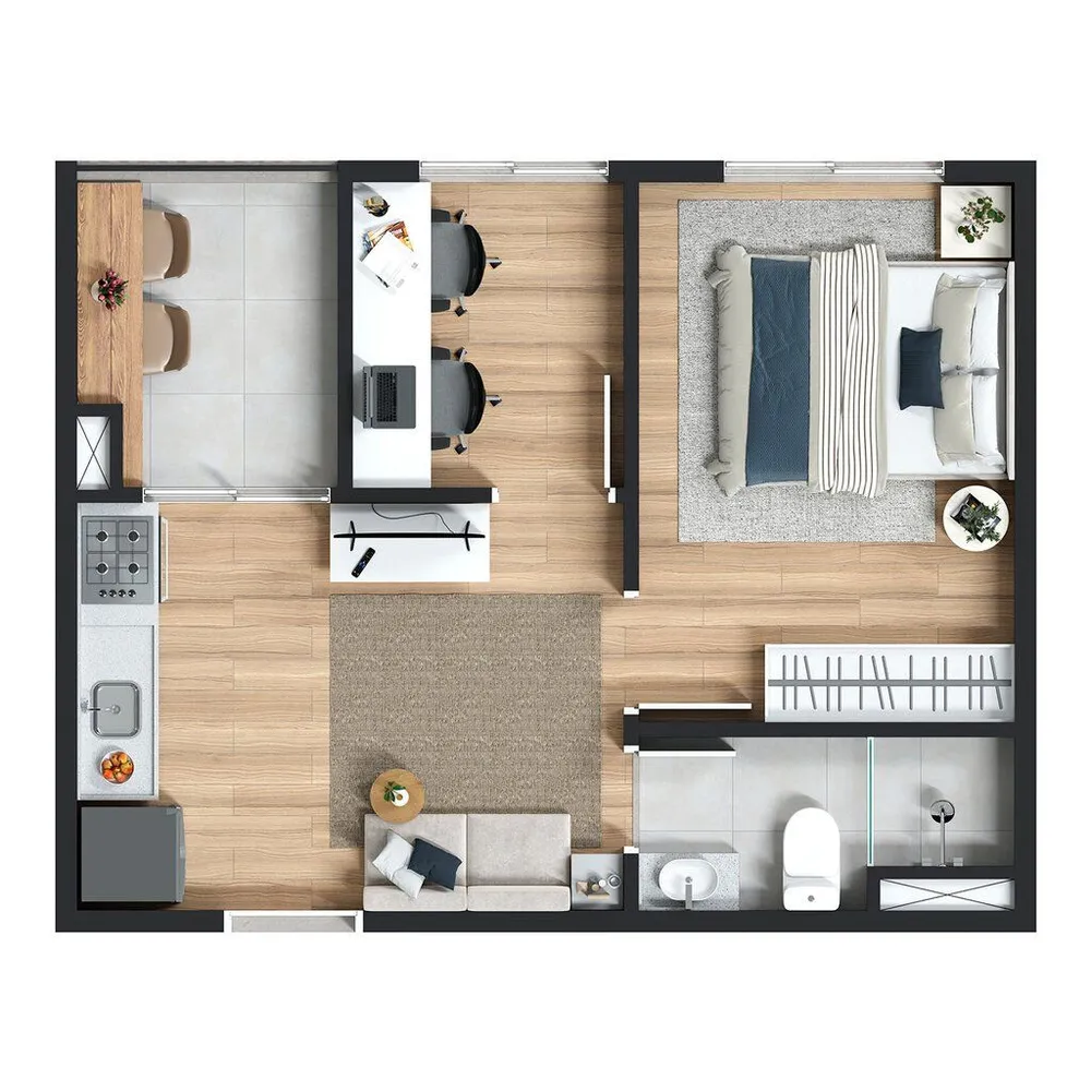 Apartamento, 1 quarto, 85 m² - Foto 10