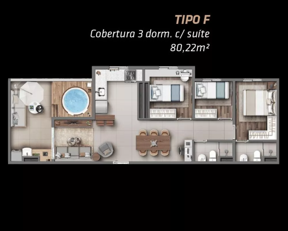 Apartamento à venda com 3 quartos, 129m² - Foto 4