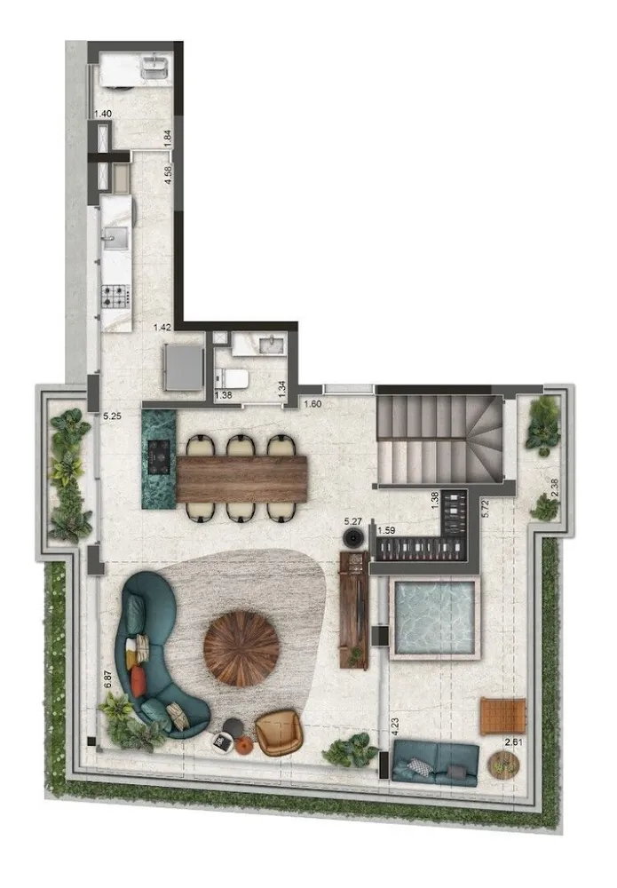 Apartamento, 2 quartos, 95 m² - Foto 2