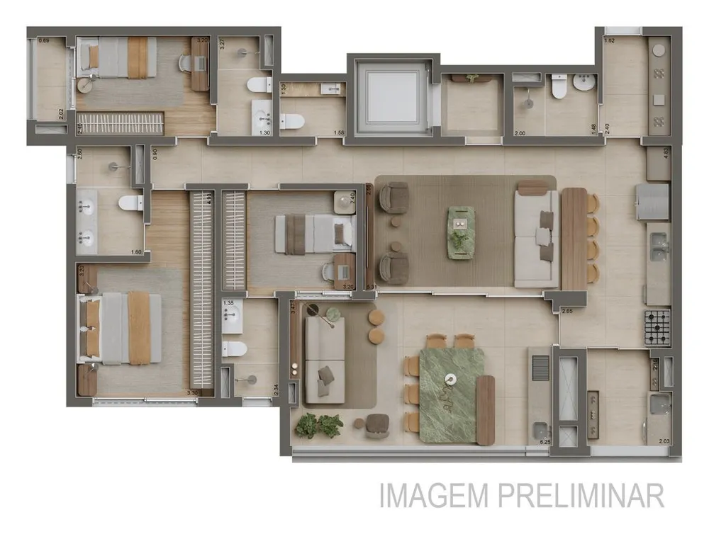 Cobertura, 4 quartos, 320 m² - Foto 7