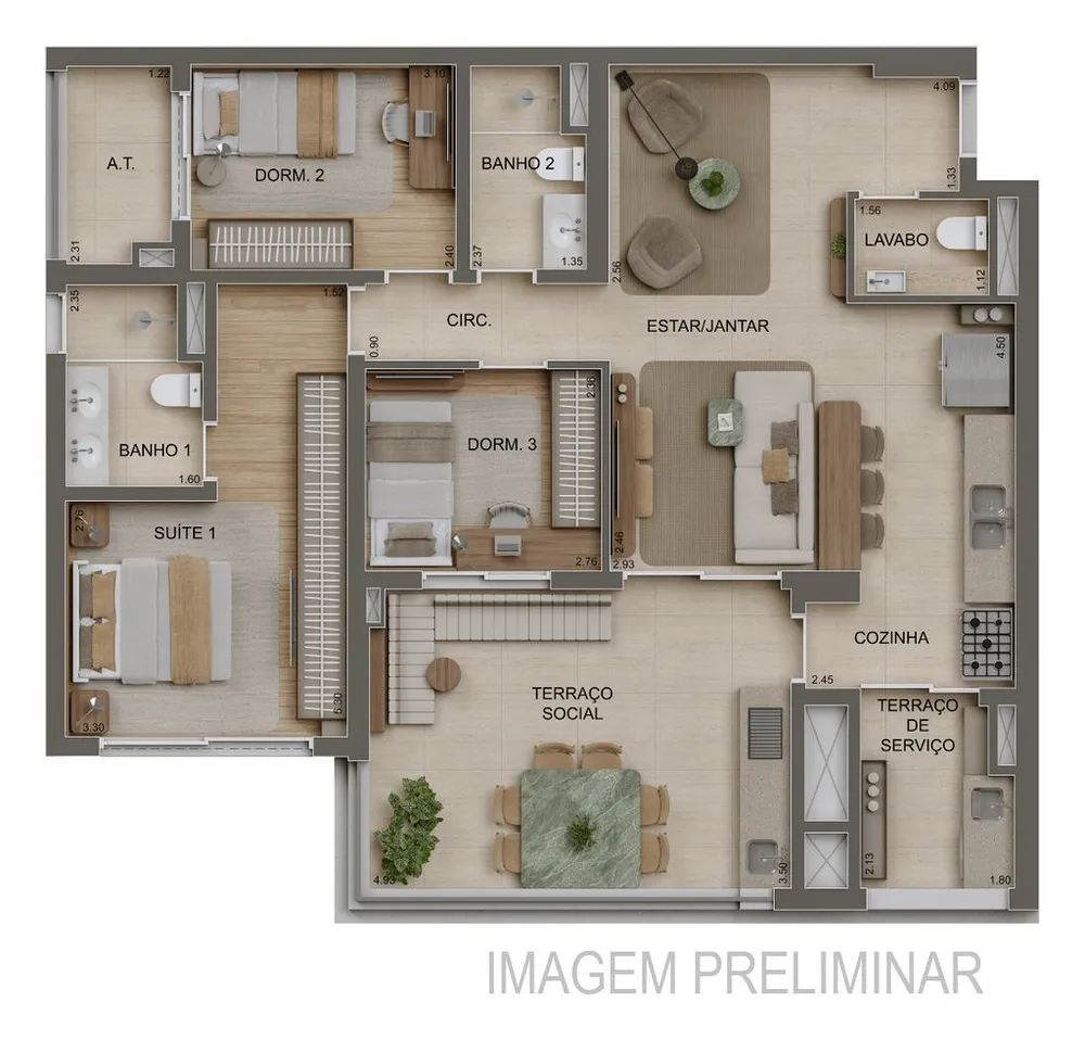 Cobertura, 4 quartos, 320 m² - Foto 8