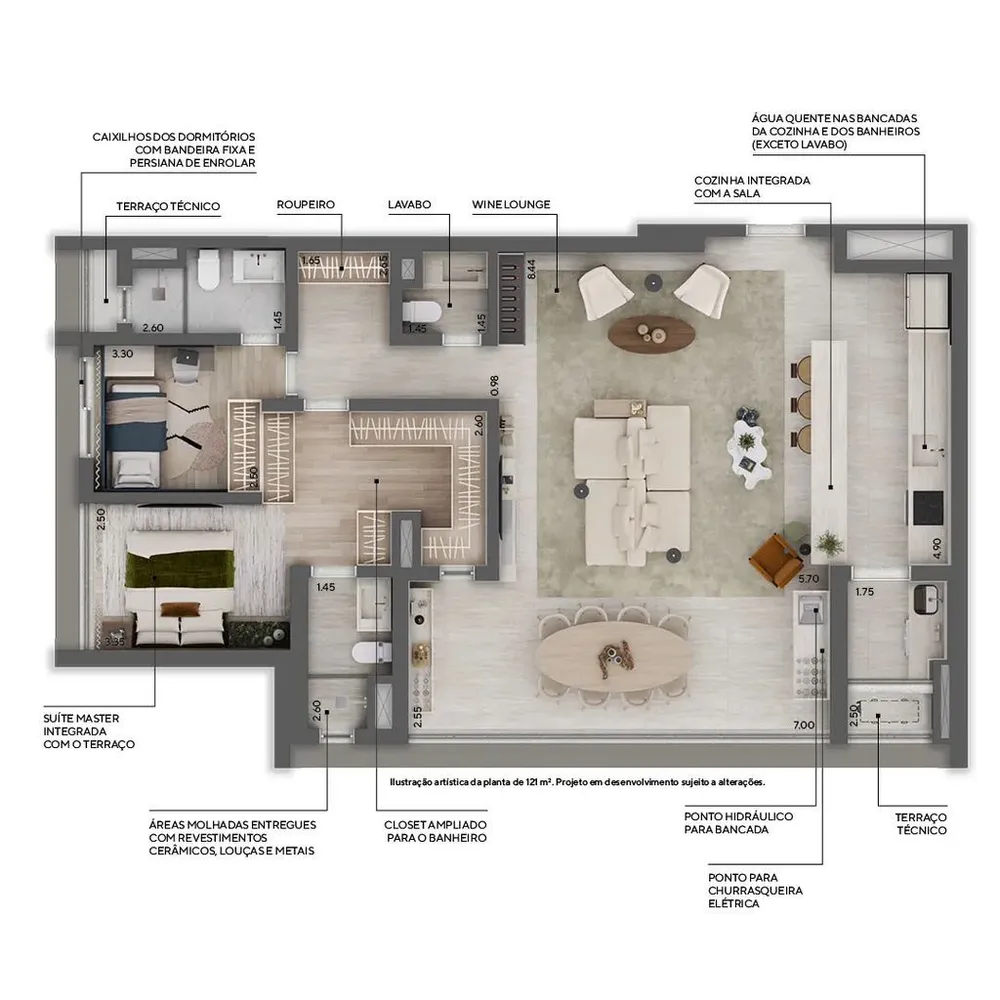 Apartamento, 2 quartos, 141 m² - Foto 5