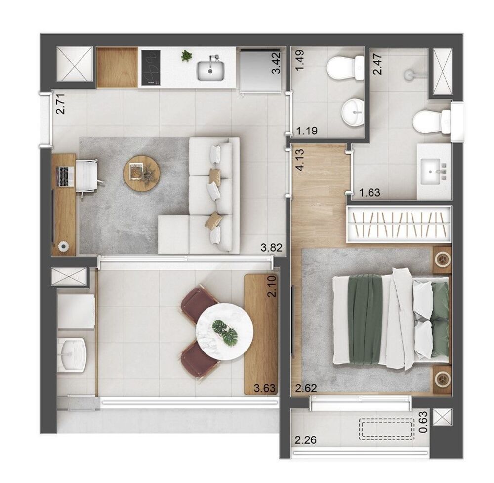 Apartamento, 2 quartos, 63 m² - Foto 26