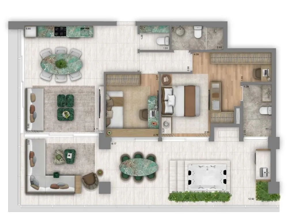 Apartamento, 1 quarto, 54 m² - Foto 11