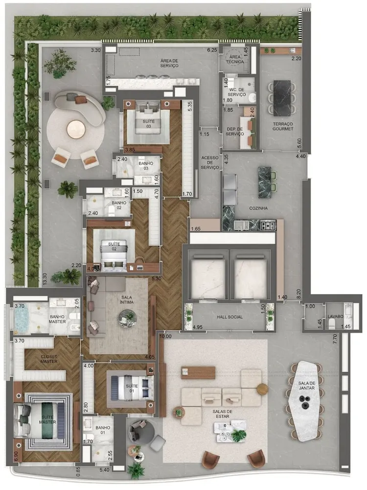 Apartamento, 4 quartos, 395 m² - Foto 5