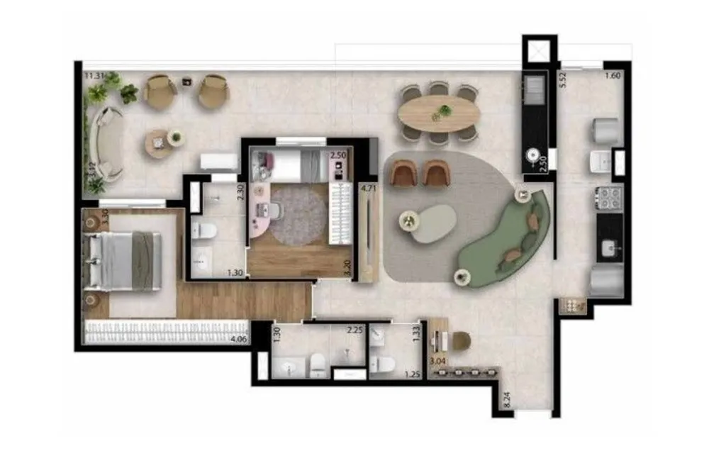 Apartamento, 3 quartos, 101 m² - Foto 13