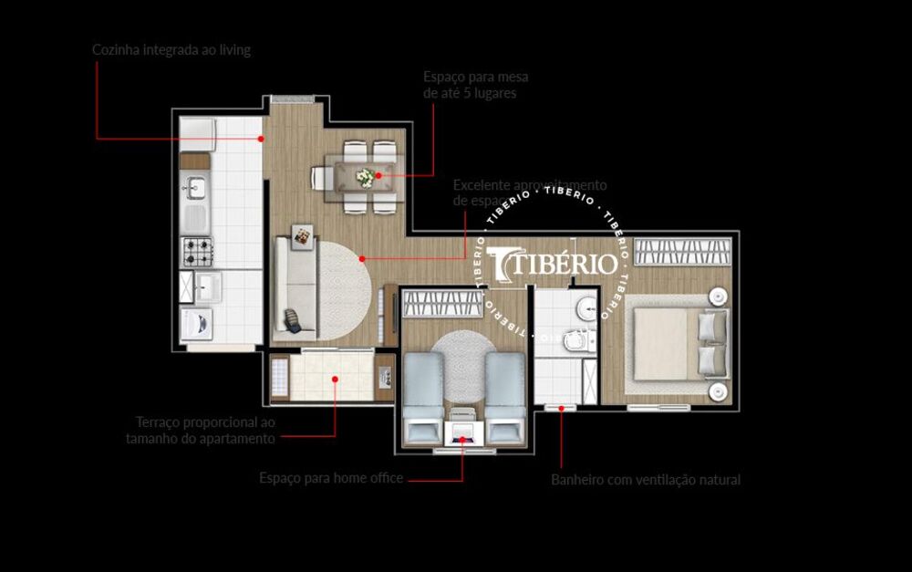 Apartamento, 2 quartos, 48 m² - Foto 17
