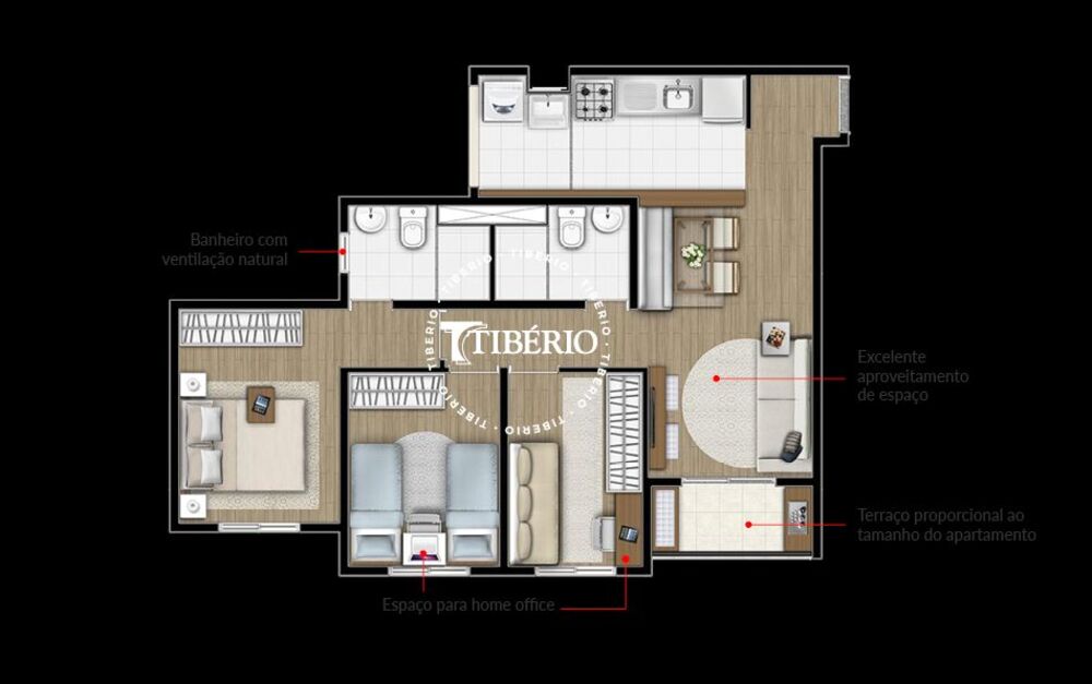 Apartamento, 2 quartos, 48 m² - Foto 18