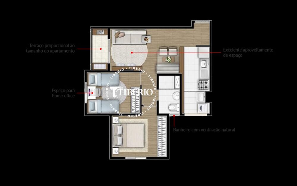 Apartamento, 2 quartos, 48 m² - Foto 20