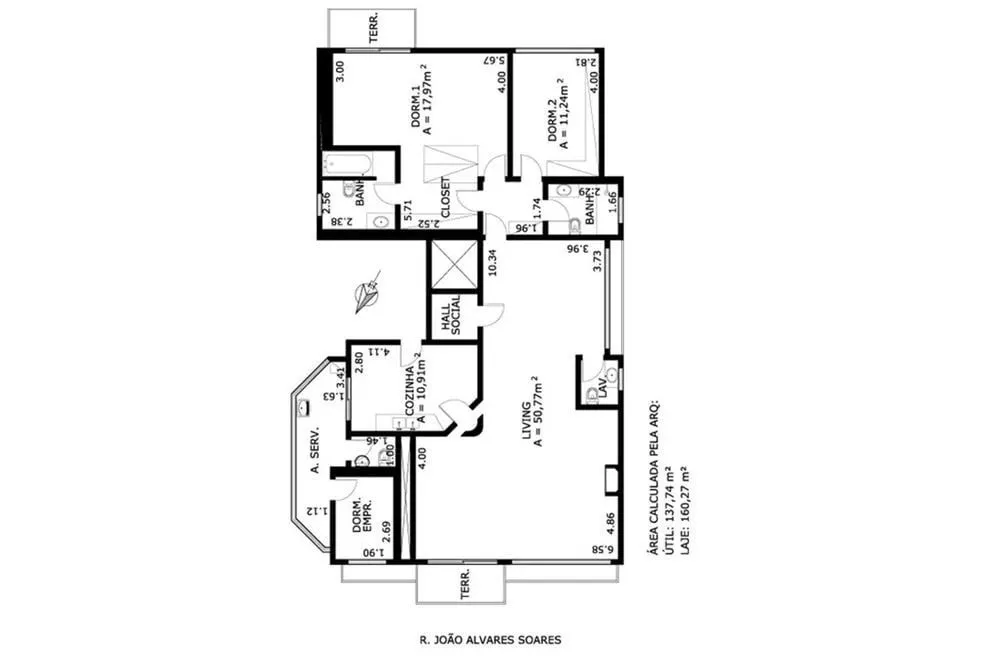 Apartamento, 3 quartos, 155 m² - Foto 4