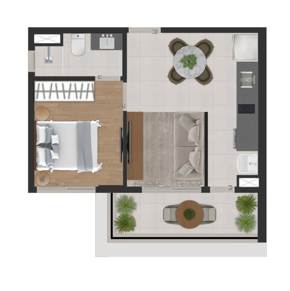 Apartamento, 2 quartos, 59 m² - Foto 8